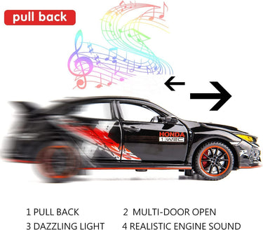 Diecast Honda Civic Type R - Printed